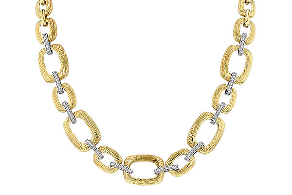 F051-90986: NECKLACE .48 TW (17 INCHES)