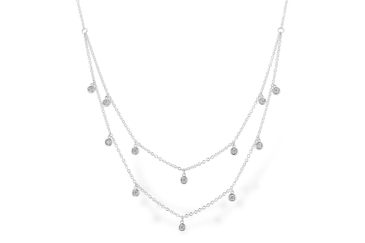 H319-19168: NECKLACE .22 TW (18 INCHES)