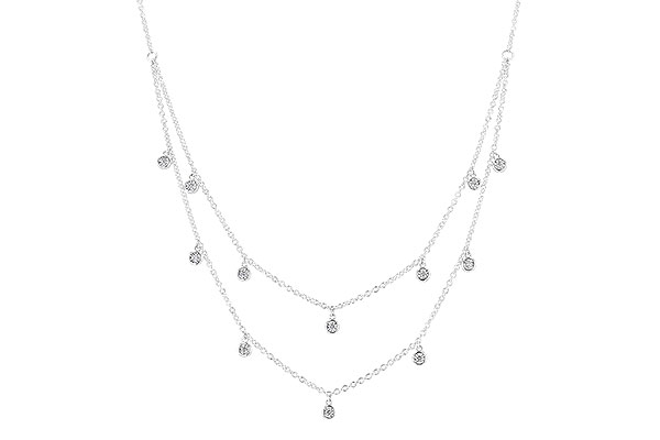 H319-19168: NECKLACE .22 TW (18 INCHES)