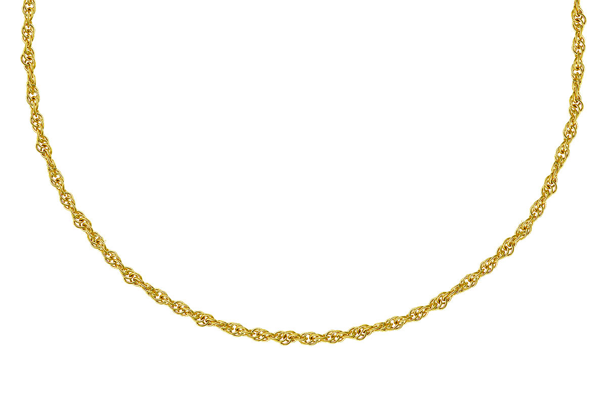 H319-23695: ROPE CHAIN (20IN, 1.5MM, 14KT, LOBSTER CLASP)