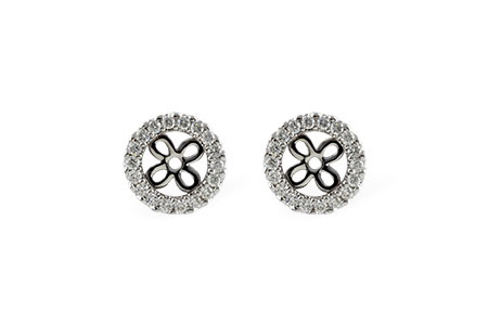 A232-85469: EARRING JACKETS .24 TW (FOR 0.75-1.00 CT TW STUDS)
