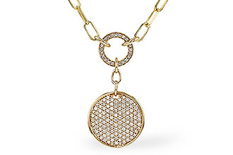 C320-10932: NECKLACE .92 TW (17")