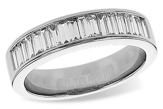 D320-09159: LDS DIA WED RG .70 TW BAGUETTES