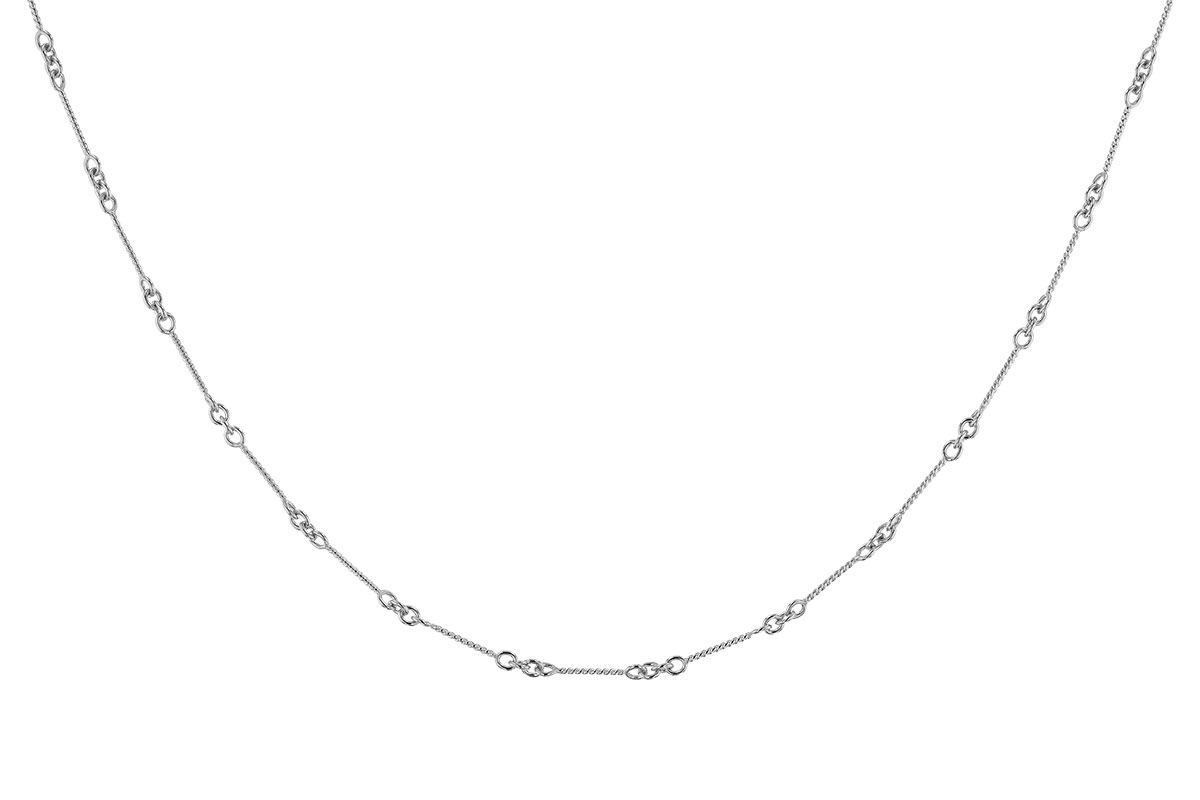 G319-23704: TWIST CHAIN (22IN, 0.8MM, 14KT, LOBSTER CLASP)