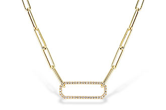 H319-18268: NECKLACE .50 TW (17 INCHES)