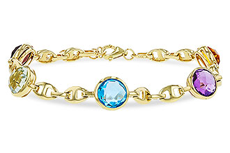 H320-12768: BRACELET 7.09 TW SEMI-PREC (GT,CIT,AMY,G.AMY,BT)