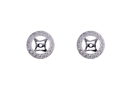K229-23659: EARRING JACKET .32 TW (FOR 1.50-2.00 CT TW STUDS)