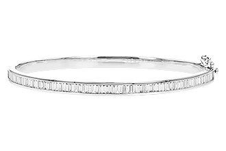 K319-19168: BANGLE 1.02 TW BAGUETTE DIAMONDS