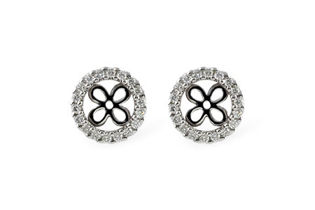 M232-85477: EARRING JACKETS .30 TW (FOR 1.50-2.00 CT TW STUDS)