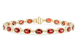 M319-20059: BRACELET 9.22 TW GARNET 9.26 TGW