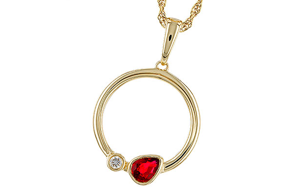 M320-10977: NECKLACE .24 RUBY .26 TGW